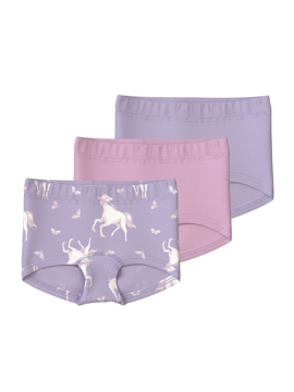 Name It Tights 3p Pastel Lilac Horse
