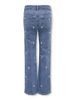 Only Juicy Wide Leg Heart Denim Jeans