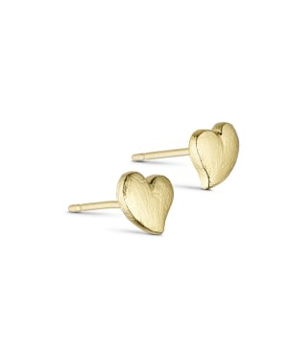 Pure By Nat Esmee Post Heart Earrings