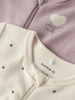 Name It Nightsuit 2p Zip Heart Noos