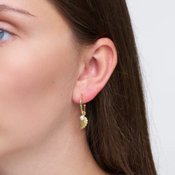 Pure By Nat Linn Hoops W/ Pendant