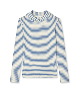 Mads Nørgaard Cotton Stripe Tally Hoodie