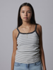 LMTD Hinaja Stripe Short Strap Top